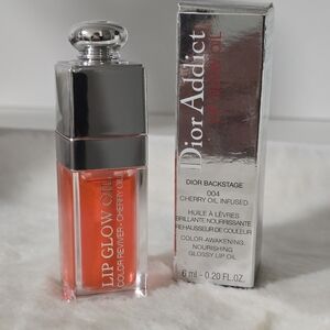 Dior Addict Lip Glow Oil 004 | Cherry Oil Infused | Color Reviver | Full Size